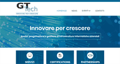 Desktop Screenshot of gttech.it